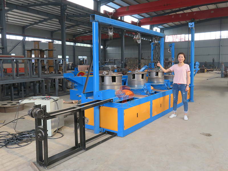 4-drum wire drawing machine