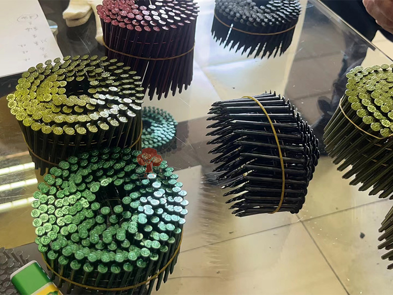 vinyl coating for coil nails