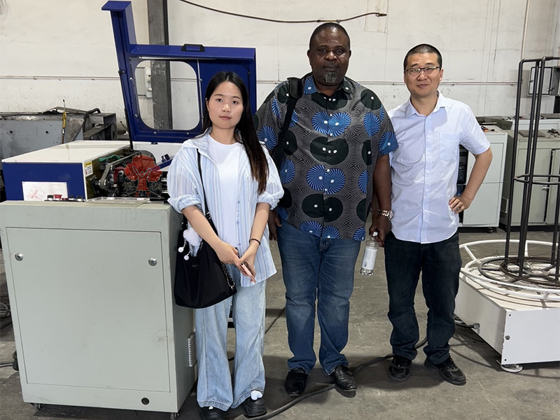nail making machine customer project
