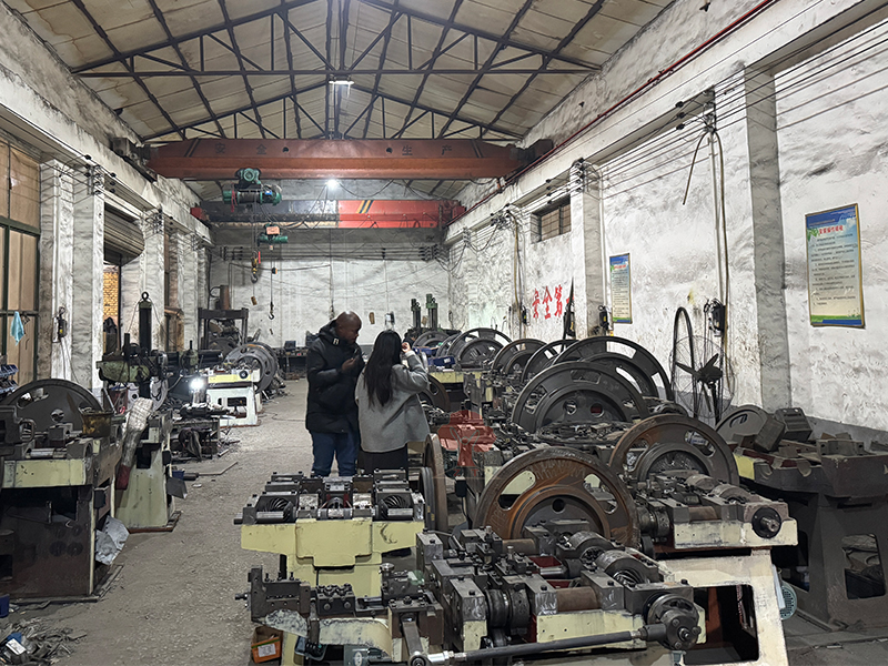ZT nail making machinery manufacturing workshop