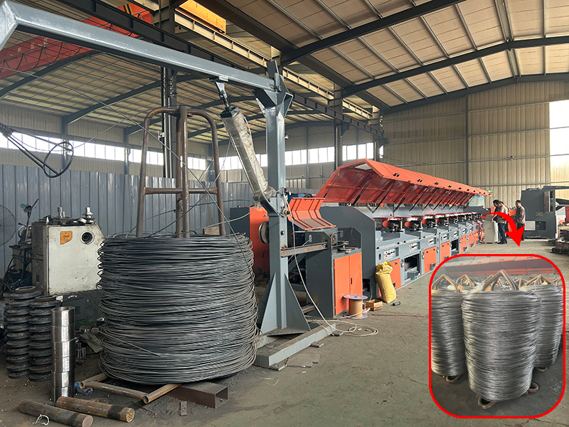 straight line wire drawing machine for nail wire production